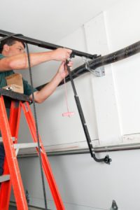 regular residential garage door maintenance