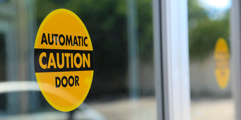 automatic doors can help save you some injuries